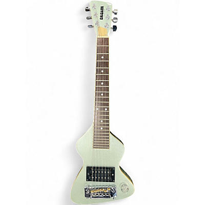 Used Erlewine CHIQUITA TRAVEL GUITAR COOL BLUE Solid Body Electric Guitar