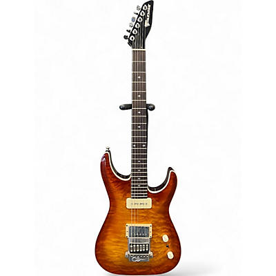 Used Erlewine Evertune Electric Sunburst Solid Body Electric Guitar