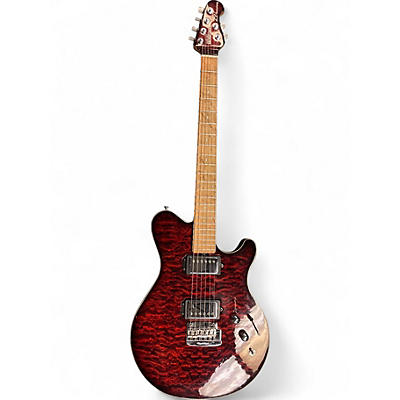 Used Ernie Ball Music Man 25TH  RED Solid Body Electric Guitar