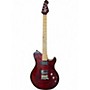 Used Ernie Ball Music Man 25th Anniversary Trans Red Solid Body Electric Guitar Trans Red