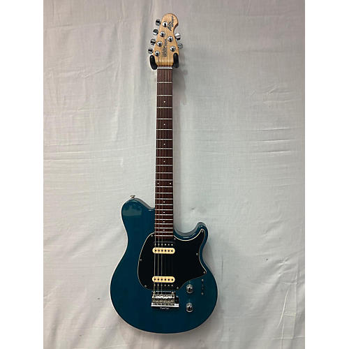 Ernie Ball Music Man Used Ernie Ball Music Man AXIS SPORT Blue Solid Body Electric Guitar Blue