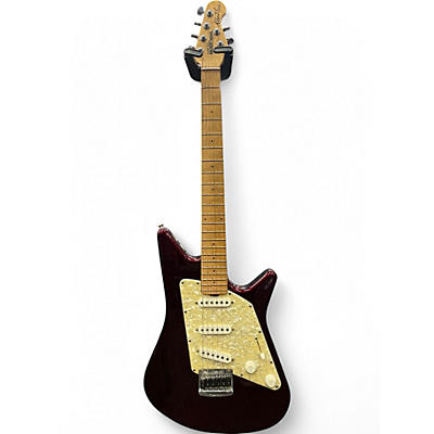 Used Ernie Ball Music Man Albert Lee Signature Maroon Solid Body Electric Guitar