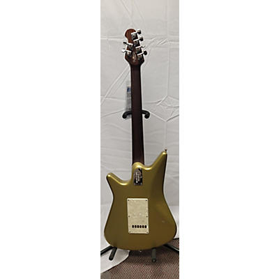 Ernie Ball Music Man Used Ernie Ball Music Man Albert Lee Signature Tremolo Metallic Gold Solid Body Electric Guitar