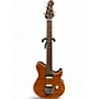 Used Ernie Ball Music Man Axis One Piece Translucent Gold Solid Body Electric Guitar Translucent Gold