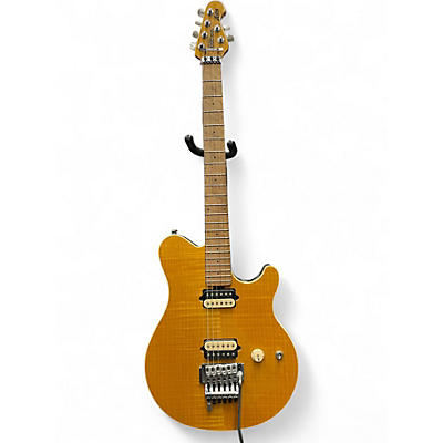 Used Ernie Ball Music Man Axis Orange Solid Body Electric Guitar