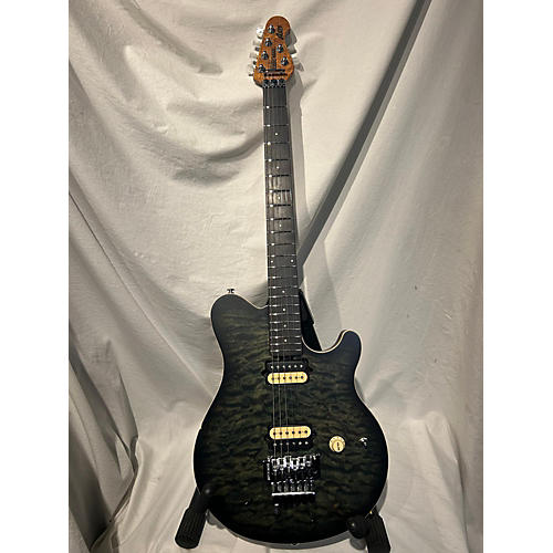 Ernie Ball Music Man Used Ernie Ball Music Man Axis Predator Green Solid Body Electric Guitar Predator Green