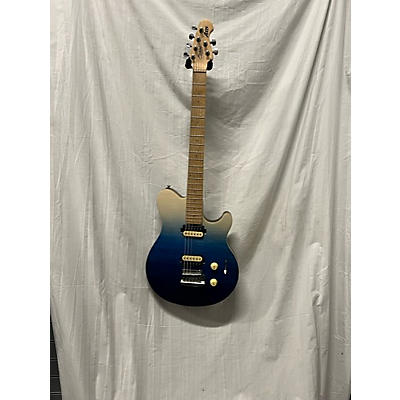 Ernie Ball Music Man Used Ernie Ball Music Man Axis Sub Series Spectrum Blue Solid Body Electric Guitar