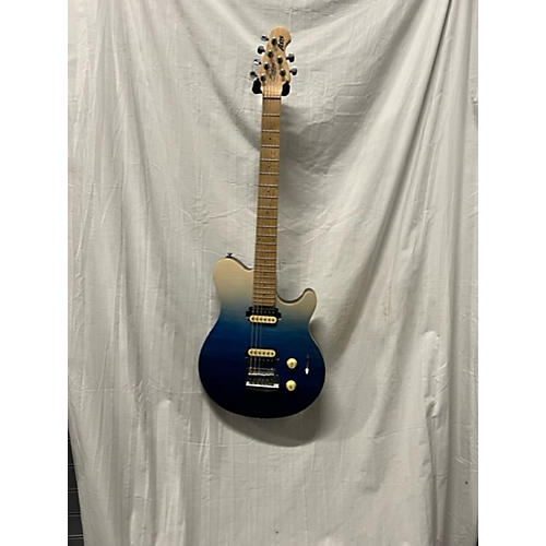 Ernie Ball Music Man Used Ernie Ball Music Man Axis Sub Series Spectrum Blue Solid Body Electric Guitar Spectrum Blue