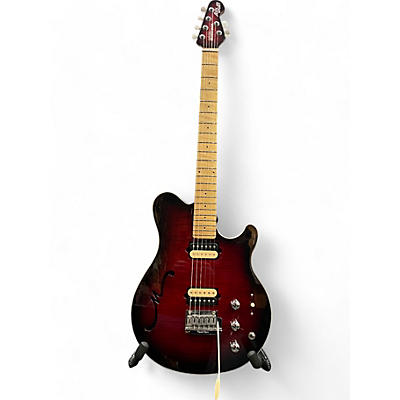 Ernie Ball Music Man Used Ernie Ball Music Man Axis Super Sport HH Red to Black Fade Solid Body Electric Guitar