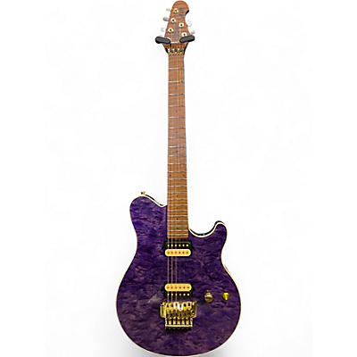 Used Ernie Ball Music Man Axis Super Sport HH Trans Purple Solid Body Electric Guitar