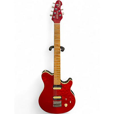 Used Ernie Ball Music Man Axis Super Sport Red Solid Body Electric Guitar