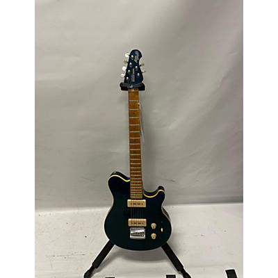 Ernie Ball Music Man Used Ernie Ball Music Man Axis Super Sport Trans Blue Solid Body Electric Guitar