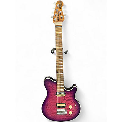 Used Ernie Ball Music Man Axis Super Sport violet Solid Body Electric Guitar