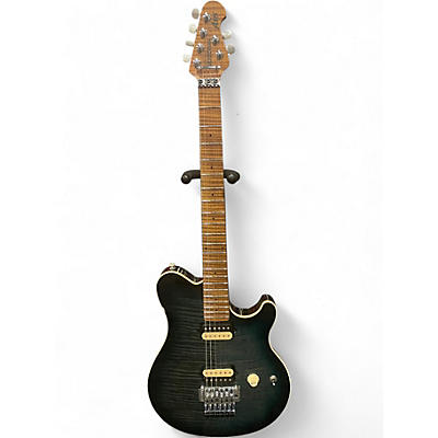 Used Ernie Ball Music Man Axis TIGER GRAY Solid Body Electric Guitar