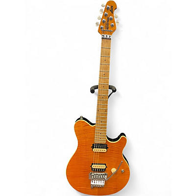 Used Ernie Ball Music Man Axis Trans Gold Solid Body Electric Guitar