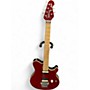 Used Ernie Ball Music Man Axis Trans Red Solid Body Electric Guitar Trans Red