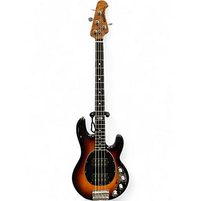 Used Ernie Ball Music Man BFR STINGRAY HH 3EQ 3 Tone Sunburst Electric Bass Guitar