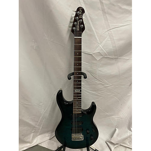 Ernie Ball Music Man Used Ernie Ball Music Man Ball Family Reserve Luke Blue Burst Solid Body Electric Guitar Blue Burst