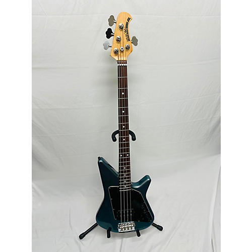 Ernie Ball Music Man Used Ernie Ball Music Man Big Al 4 String Aqua Purple Electric Bass Guitar Aqua Purple