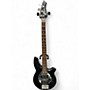 Used Ernie Ball Music Man Bongo 4 HH Metallic Black Electric Bass Guitar Metallic Black