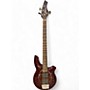 Used Ernie Ball Music Man Used Ernie Ball Music Man Bongo 4 String Burgundy Electric Bass Guitar Burgundy