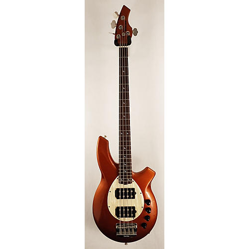 Ernie Ball Music Man Used Ernie Ball Music Man Bongo 4 String Orange Electric Bass Guitar Orange