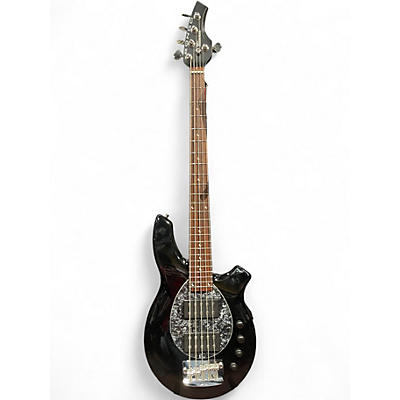 Used Ernie Ball Music Man Bongo 5 HH GLOSS BLACK Electric Bass Guitar