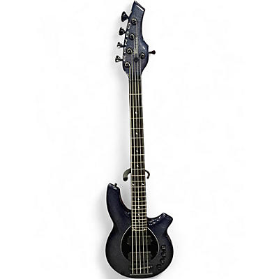 Used Ernie Ball Music Man Bongo 5 HH eclipse sparkle Electric Bass Guitar