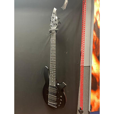 Ernie Ball Music Man Used Ernie Ball Music Man Bongo 6 HH Stealth Black Electric Bass Guitar