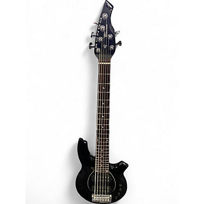 Used Ernie Ball Music Man Bongo 6 String Black Electric Bass Guitar