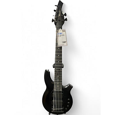 Used Ernie Ball Music Man Bongo 6 String Satin Black Electric Bass Guitar