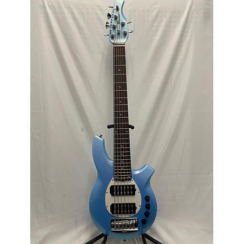 Ernie Ball Music Man Used Ernie Ball Music Man Bongo 6 String Sky Blue Electric Bass Guitar Sky Blue