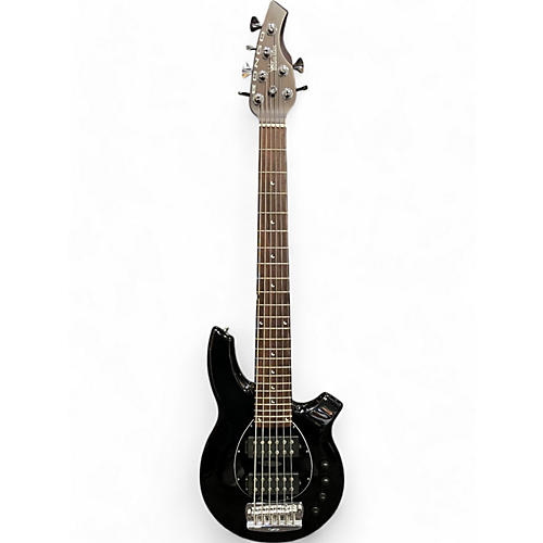 Ernie Ball Music Man Used Ernie Ball Music Man Bongo 6 String with Rosewood Neck Black Electric Bass Guitar Black