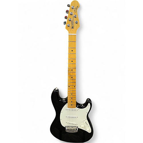 Used Ernie Ball Music Man Cutlass Black Solid Body Electric Guitar Black