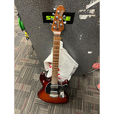 Used Ernie Ball Music Man Cutlass Cherry Solid Body Electric Guitar