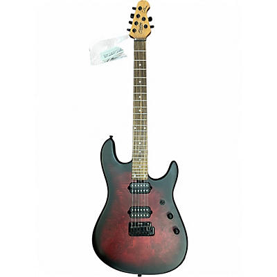 Used Ernie Ball Music Man Cutlass Dark Cherry Burst Solid Body Electric Guitar