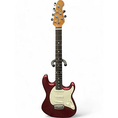 Used Ernie Ball Music Man Cutlass Maroon Solid Body Electric Guitar