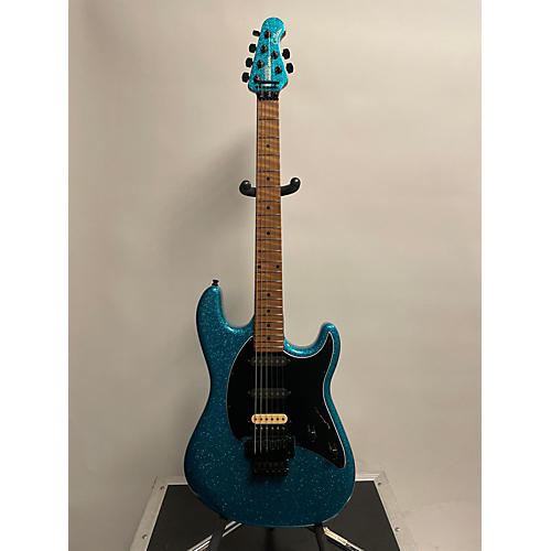 Ernie Ball Music Man Used Ernie Ball Music Man Cutlass Ocean Sparkle Solid Body Electric Guitar Ocean Sparkle