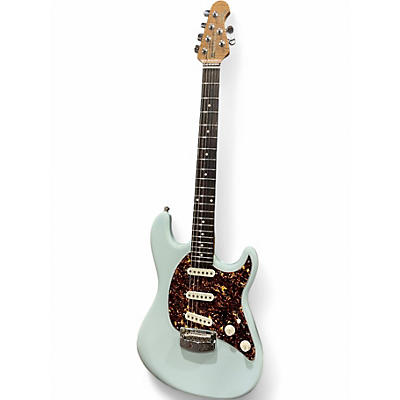 Used Ernie Ball Music Man Cutlass Powder Blue Solid Body Electric Guitar