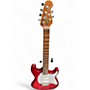 Used Ernie Ball Music Man Cutlass Trans Red Solid Body Electric Guitar Trans Red