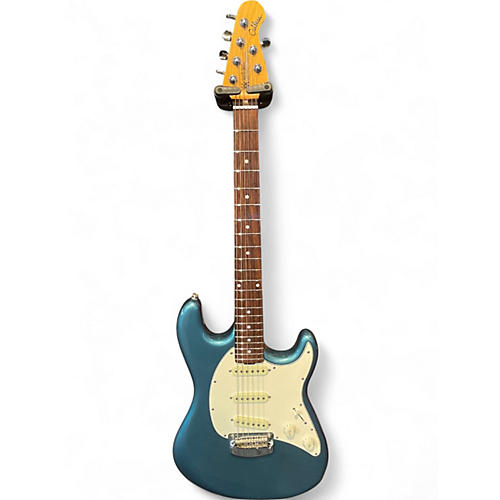 Used Ernie Ball Music Man Cutlass Turquoise Blue Solid Body Electric Guitar Turquoise Blue
