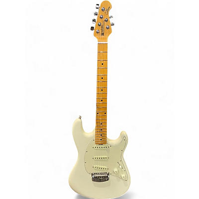 Used Ernie Ball Music Man Cutlass White Solid Body Electric Guitar