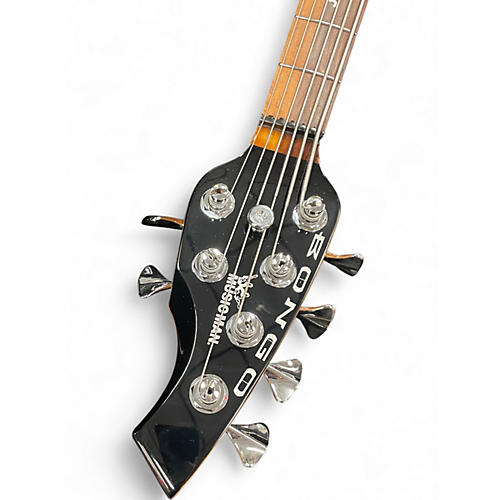 Used Ernie Ball Music Man JOHN MYUNG BONGO 6 HH Black Electric Bass Guitar Black