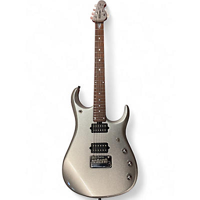Used Ernie Ball Music Man JP13 John Petrucci Metallic Silver Solid Body Electric Guitar