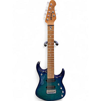Used Ernie Ball Music Man JP15 7 Cerulean Paradise Solid Body Electric Guitar