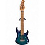 Used Ernie Ball Music Man JP15 7 Cerulean Paradise Solid Body Electric Guitar Cerulean Paradise