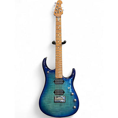 Used Ernie Ball Music Man JP15 John Petrucci Signature Cerulean Blue Solid Body Electric Guitar