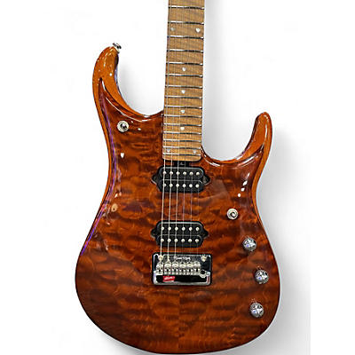 Used Ernie Ball Music Man JP15 John Petrucci Signature ROASTED AMBER Solid Body Electric Guitar
