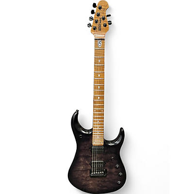 Used Ernie Ball Music Man JP15 John Petrucci Signature TRANSPARENT BLACK Solid Body Electric Guitar