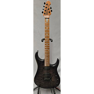 Ernie Ball Music Man Used Ernie Ball Music Man JP15 John Petrucci Signature Trans Black Solid Body Electric Guitar